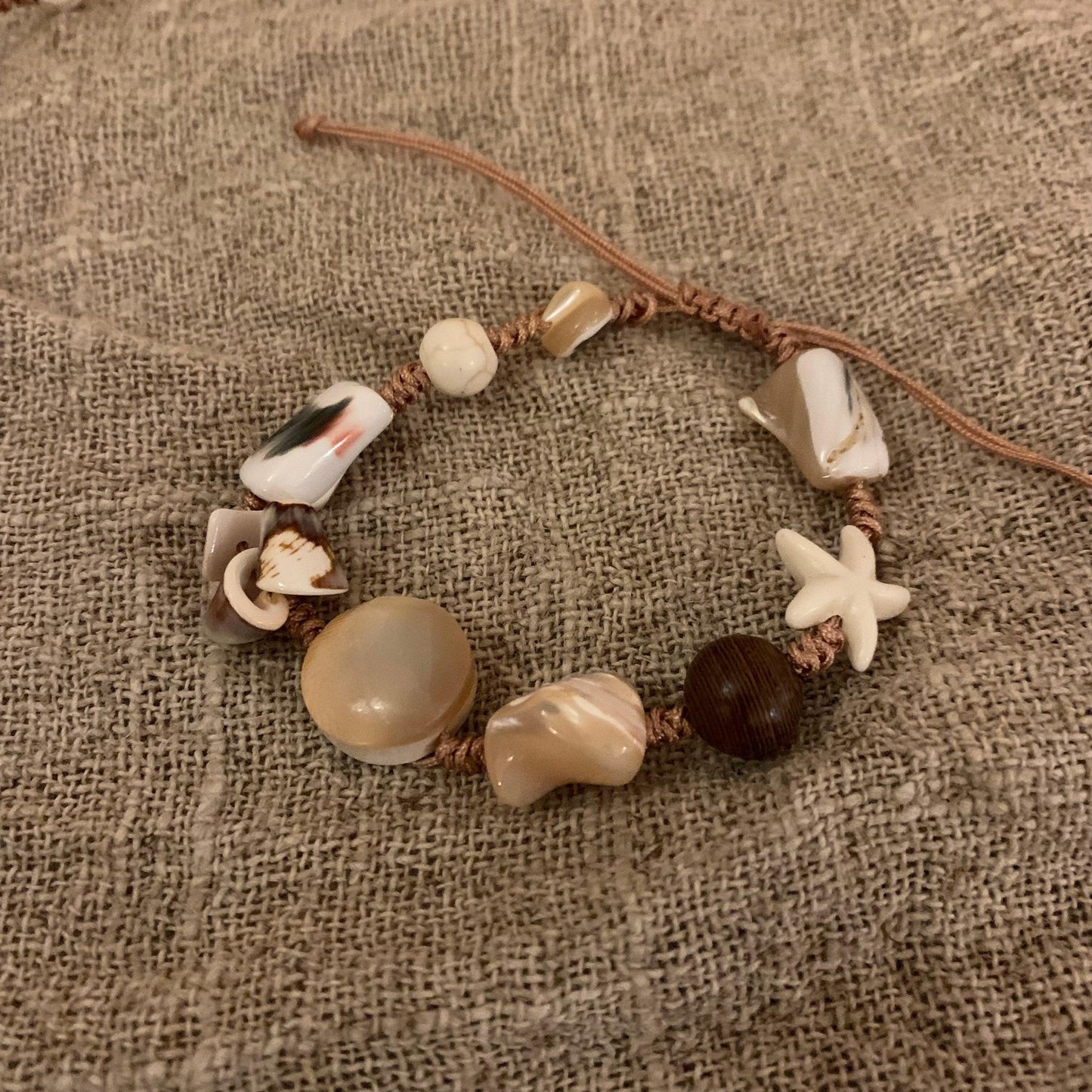 Handmade natural stone shell necklace and bracelet leisure - Belle Jewelry