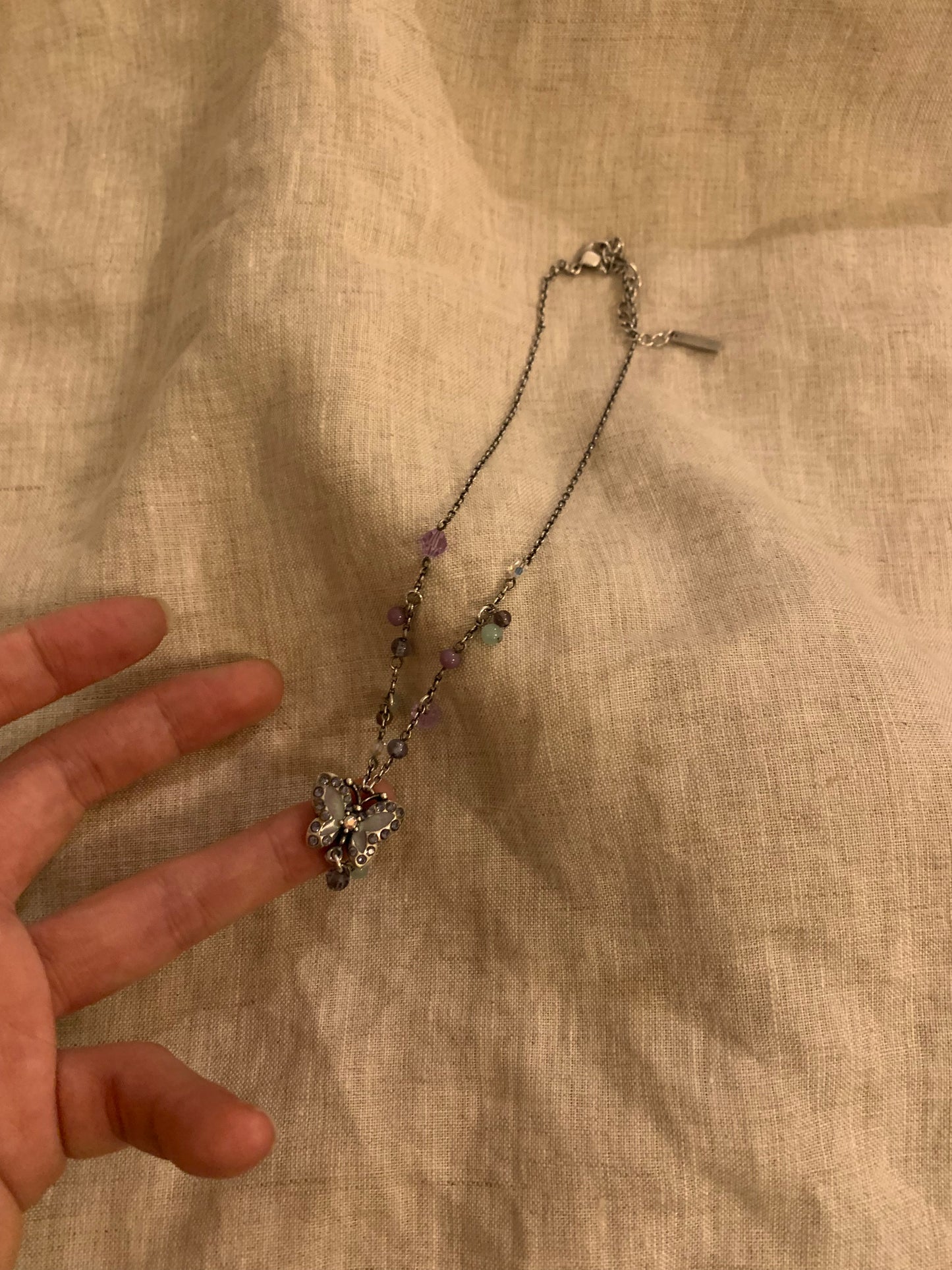 Latest Butterfly Pendant Necklace tassel necklace - Belle Jewelry