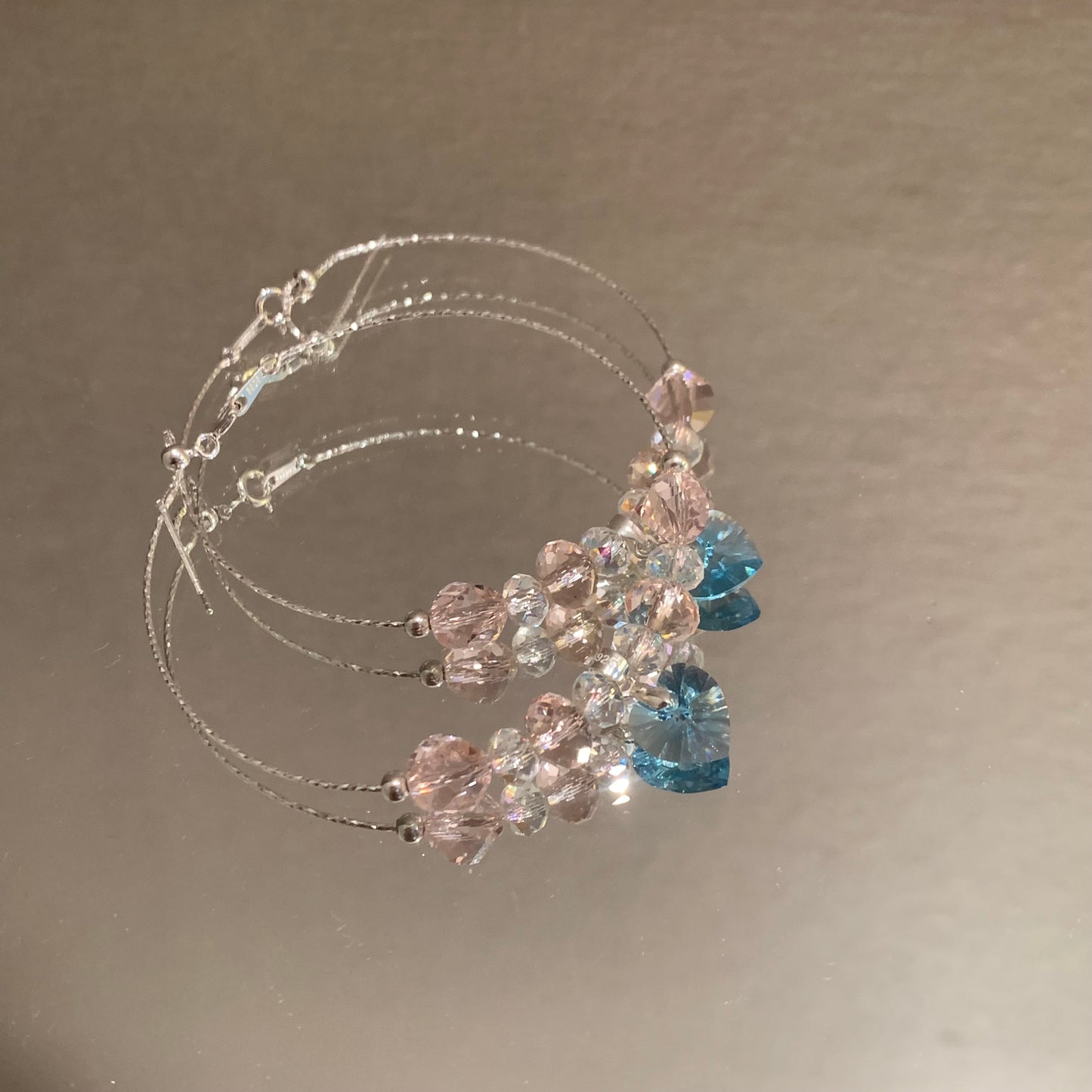2025 new arrivals S925 sliver bracelets with Swarovski crystal kitty heart bell