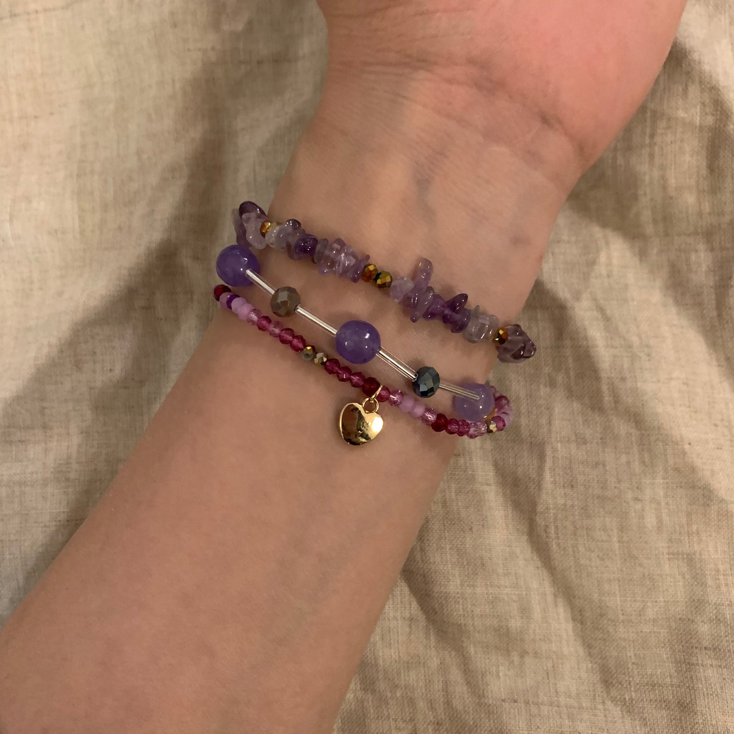 Original design bracelets set handmade summer