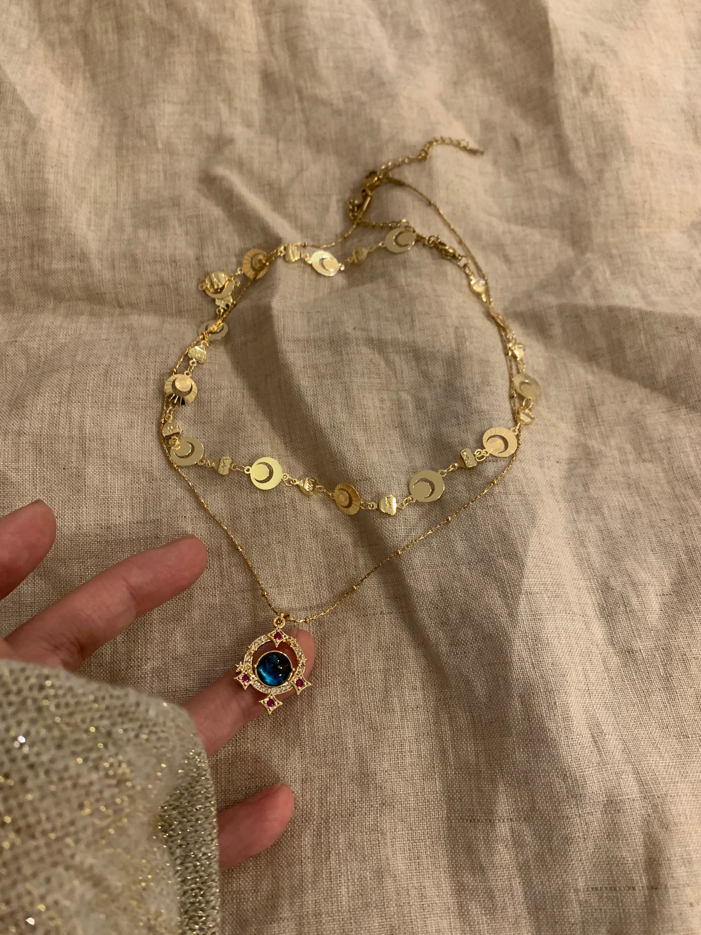 New Arrival Planet Stacking Necklace