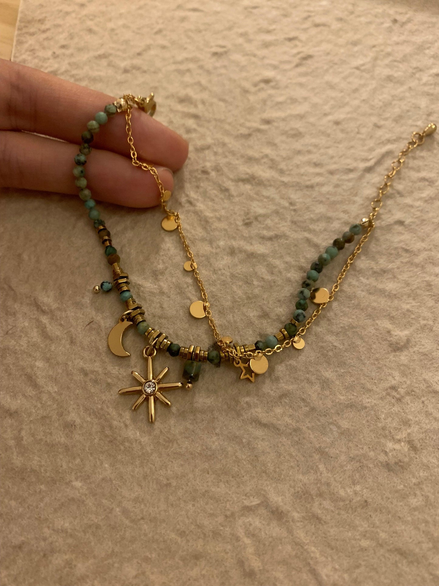 Sunflower Necklace Set positive vitality Wild growth - Belle Jewelry