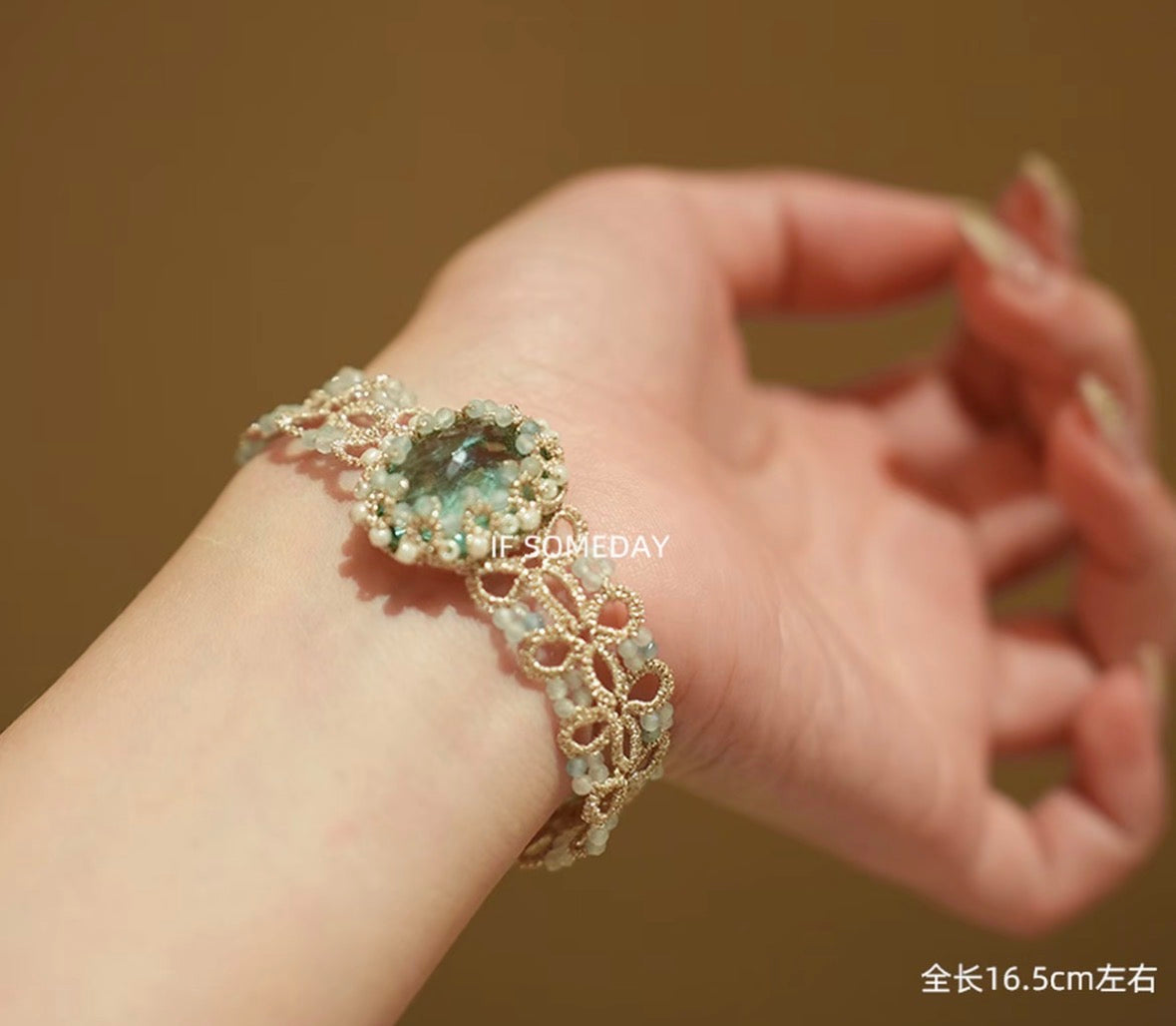 French-style niche woven handmade jewelry bracelet