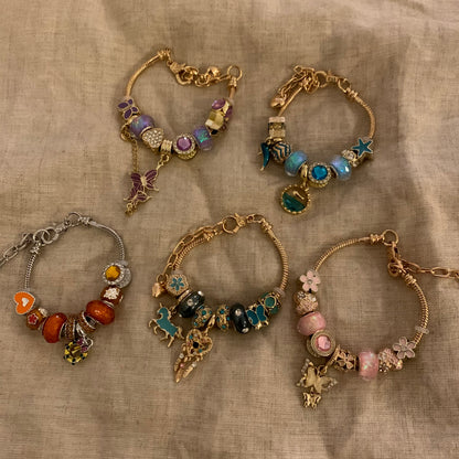 New arrivals Charm bracelet handcrafted style for every chapter Cute accessory patterns - Belle Jewelry 