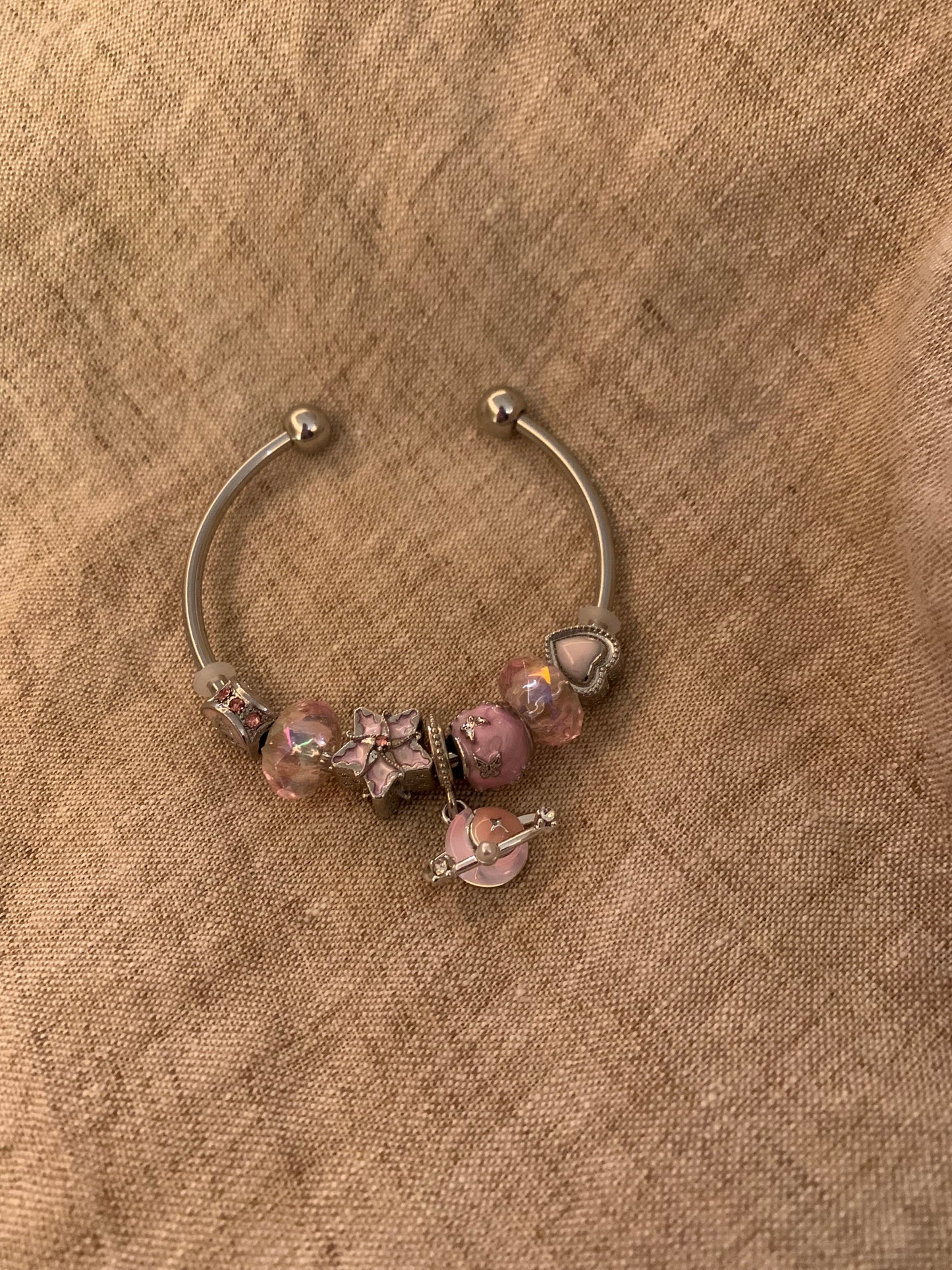 Stainless steel new design pandora-style handmade bracelet｜Belle Jewelry