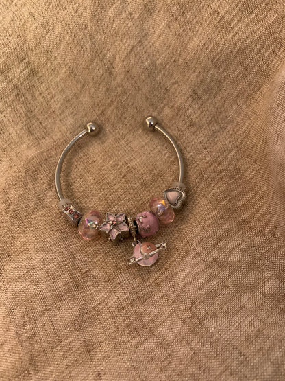 Stainless steel new design pandora-style handmade bracelet｜Belle Jewelry