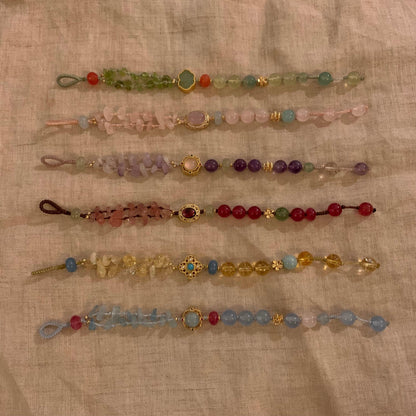 Natural stone beaded bracelet gift for girls handmade - Belle Jewelry 