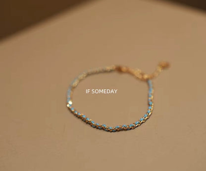 S925 Sterling Silver Hand-woven Rope Bracelet for Everyday Wear handmade jewelry