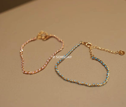 S925 Sterling Silver Hand-woven Rope Bracelet for Everyday Wear handmade jewelry