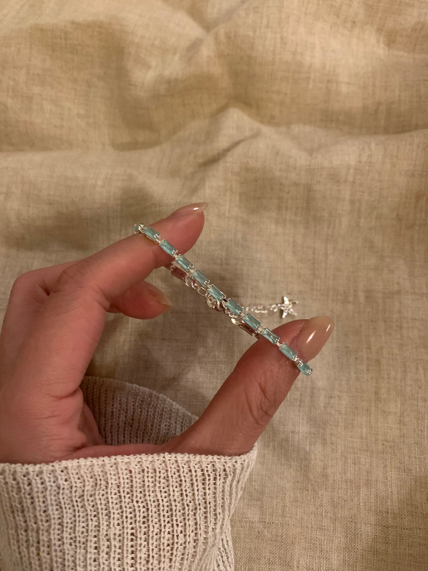zircon gemstone handmade bracelet