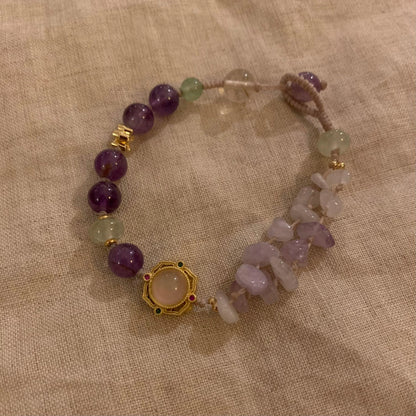 Natural stone beaded bracelet gift for girls handmade - Belle Jewelry 