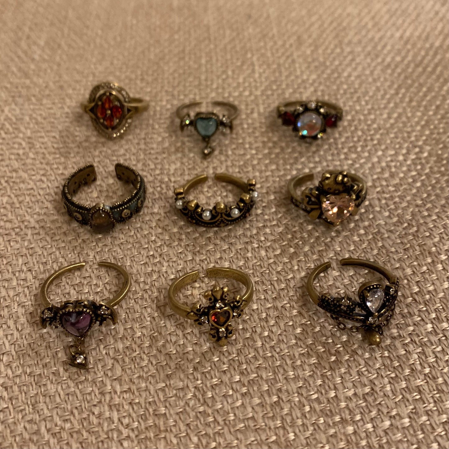 Vintage rings collection hypoallergenic jewelry| Belle Jewelry