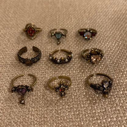 Vintage rings collection hypoallergenic jewelry| Belle Jewelry