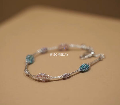 S925 sliver handmade bracelet exquisite original design