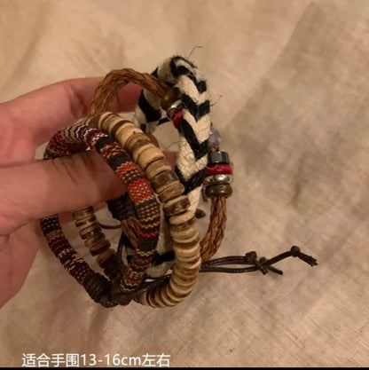 Handmade Bohemian style vintage macrame bracelets - Belle Jewelry 