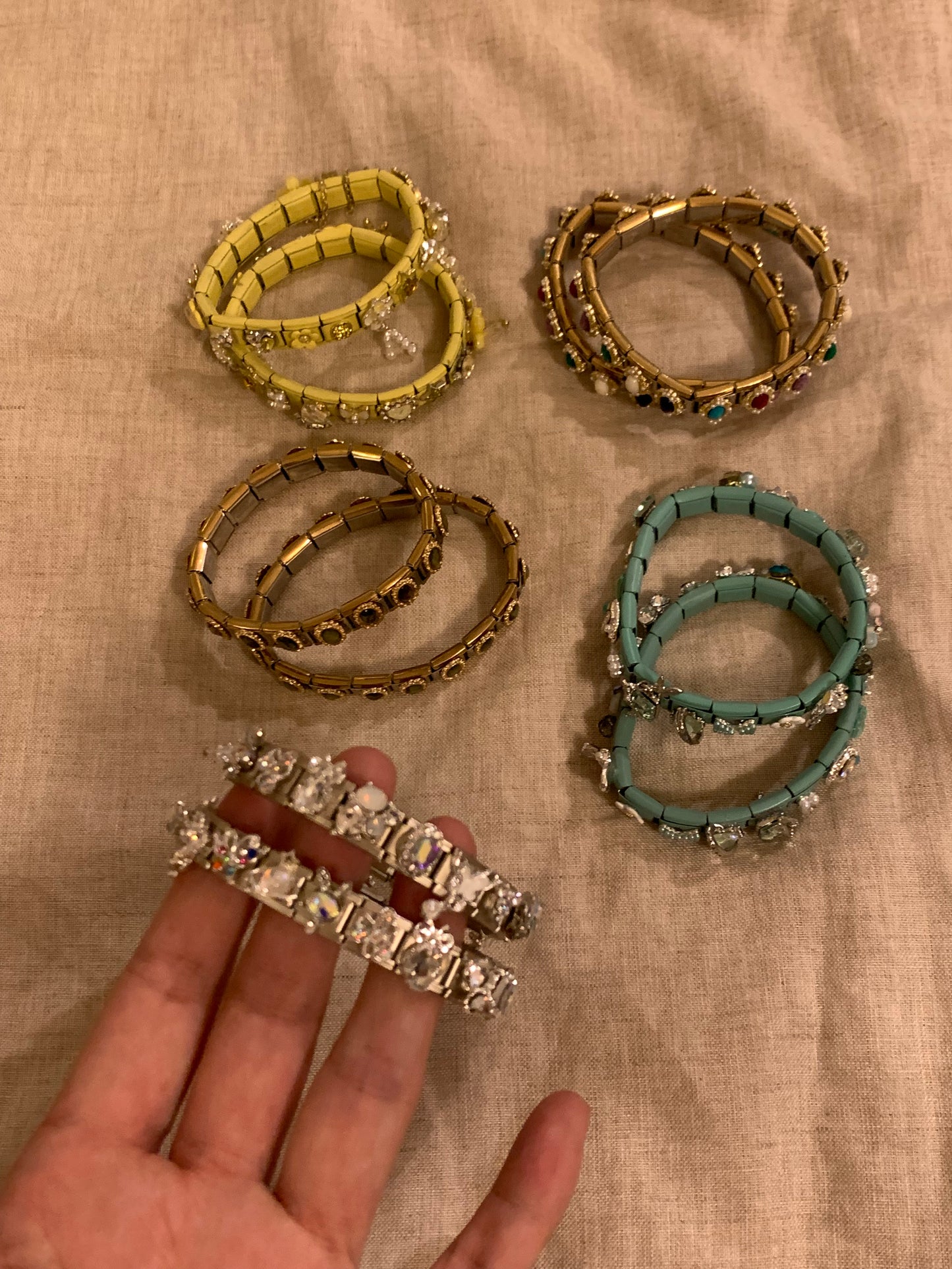 2025 new Italian style charm module bracelet titanium steel material colorful pattern diverse