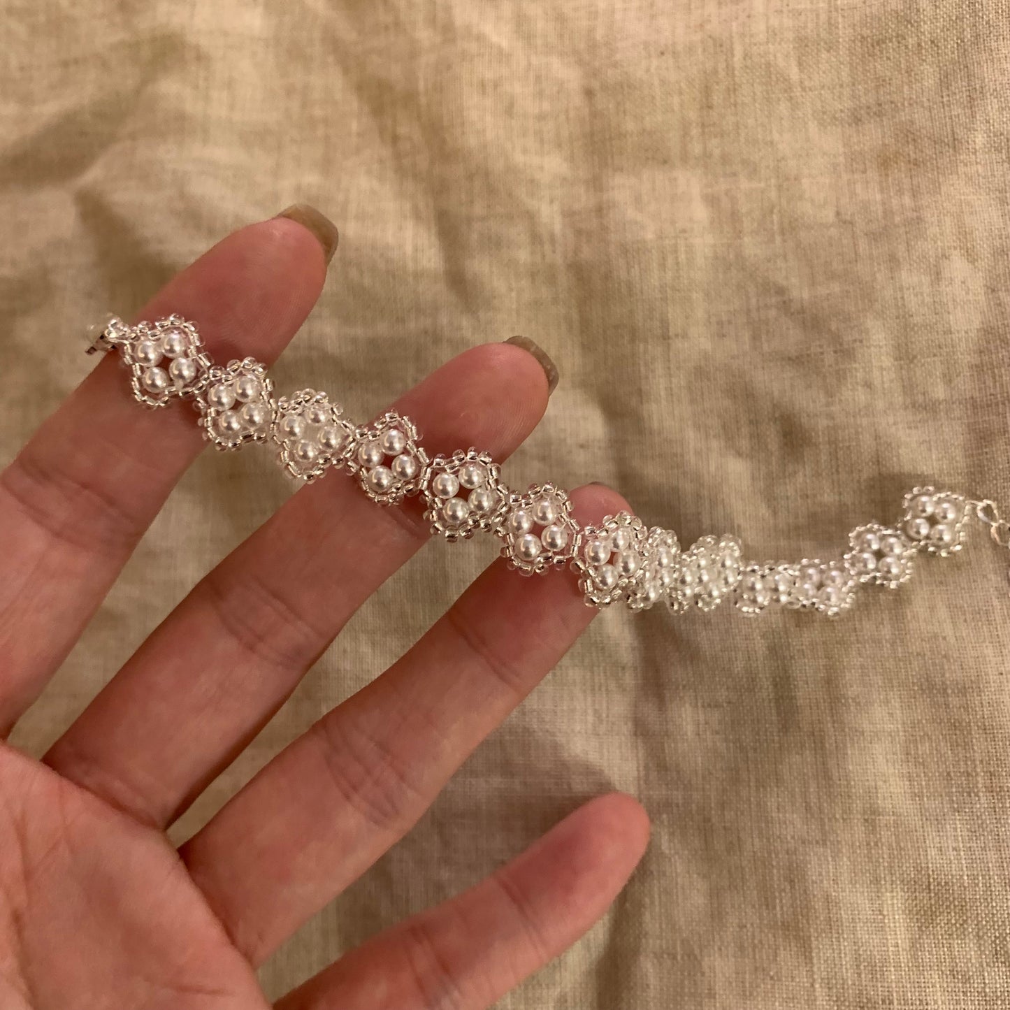 Handmade lace trim bracelet for girls, everyday wear, unique and exquisite bracelet｜Belle Jewelry