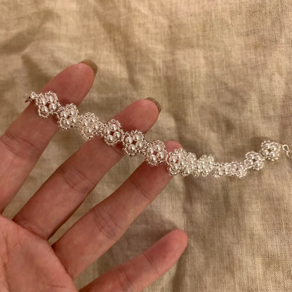Handmade lace trim bracelet for girls, everyday wear, unique and exquisite bracelet｜Belle Jewelry