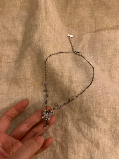 Latest Butterfly Pendant Necklace tassel necklace - Belle Jewelry 