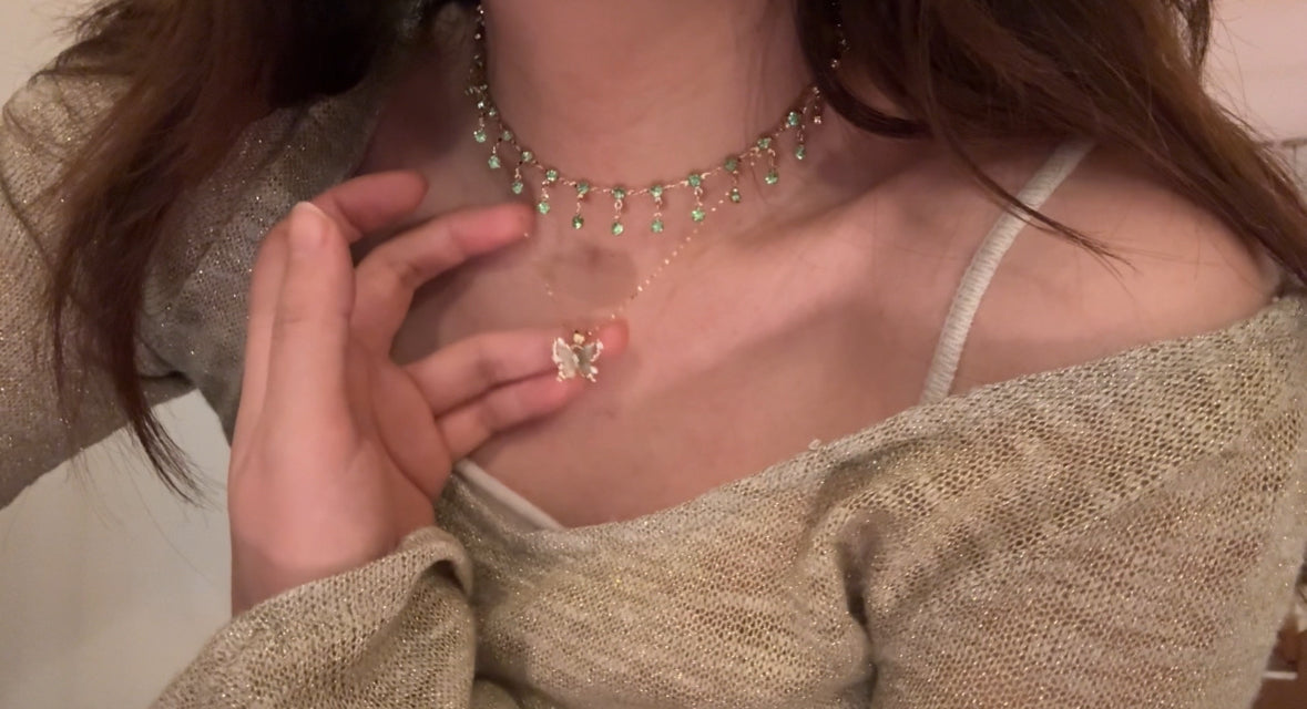 00012-2026 New style butterfly necklace original design daily