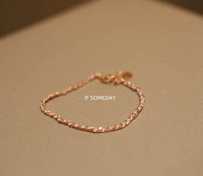 S925 Sterling Silver Hand-woven Rope Bracelet for Everyday Wear handmade jewelry