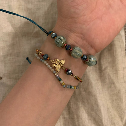 Original design bracelets set handmade summer - Belle Jewelry 
