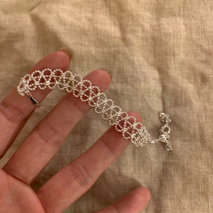 Handmade lace trim bracelet for girls, everyday wear, unique and exquisite bracelet｜Belle Jewelry