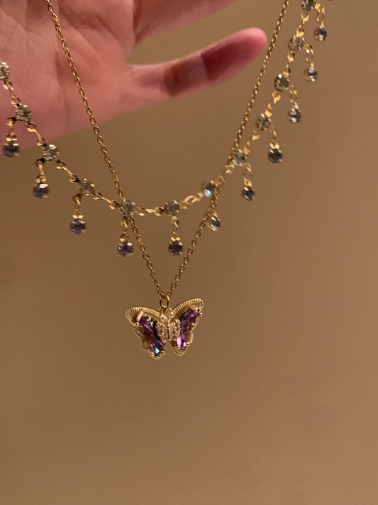 00012-2026 New style butterfly necklace original design daily