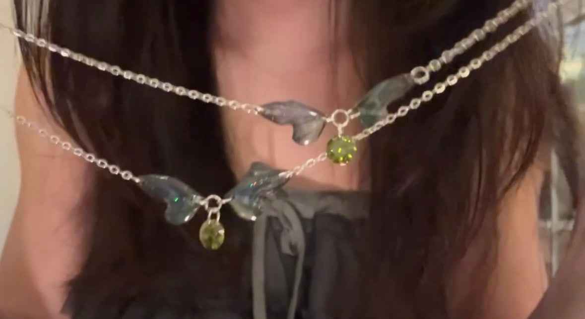 Butterfly necklace daily wear exquisite and beautiful ｜Belle Jewelry