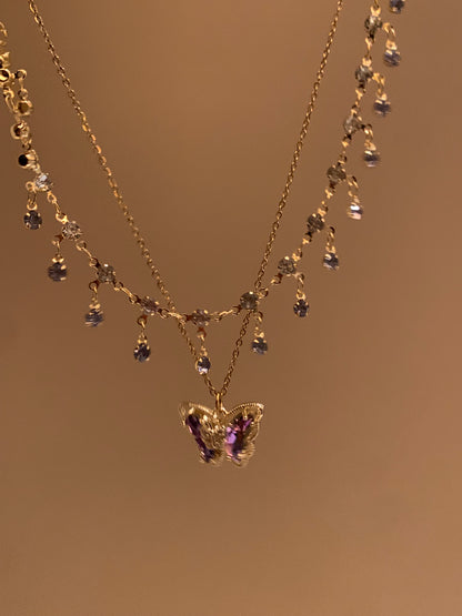 New style butterfly necklace collection original design daily wear ｜Belle Jewelry