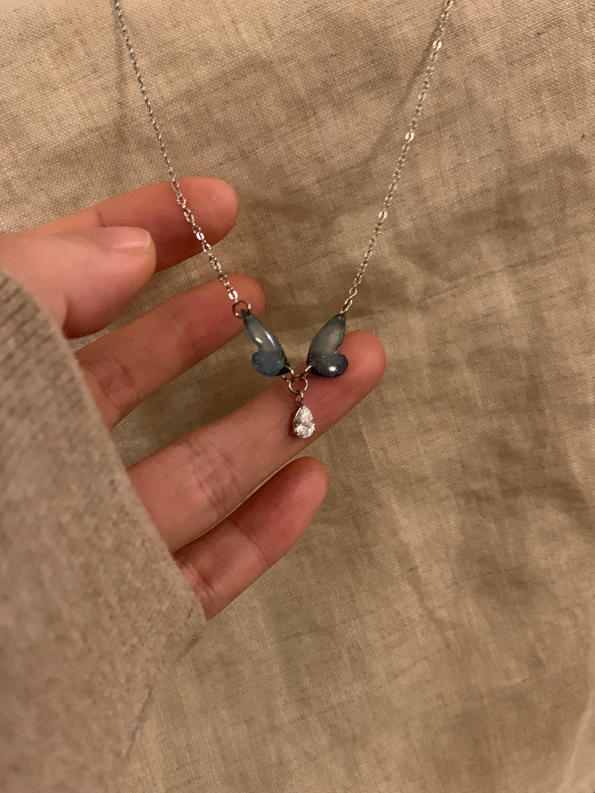  hypoallergenic jewelry for daily wear butterfly necklace