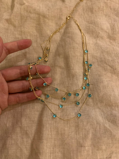 zircon necklace, exquisite and elegant, highlighting hypoallergenic jewelry| Belle Jewelry