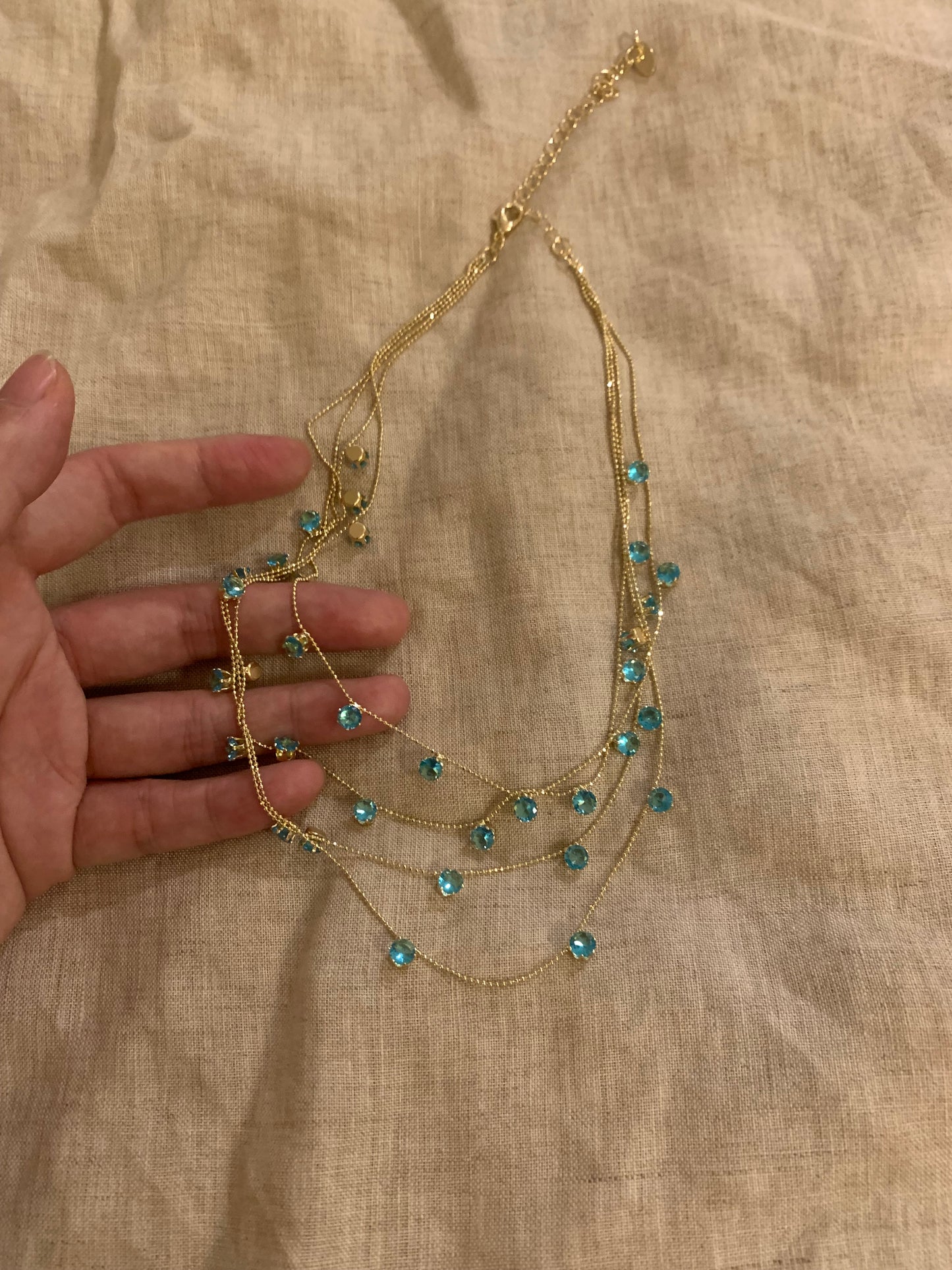 zircon necklace, exquisite and elegant, highlighting hypoallergenic jewelry| Belle Jewelry