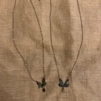 Glowing Butterfly Necklace — Minimal, Light Luxury  Hypoallergenic three color for choosing| Belle Jewelry