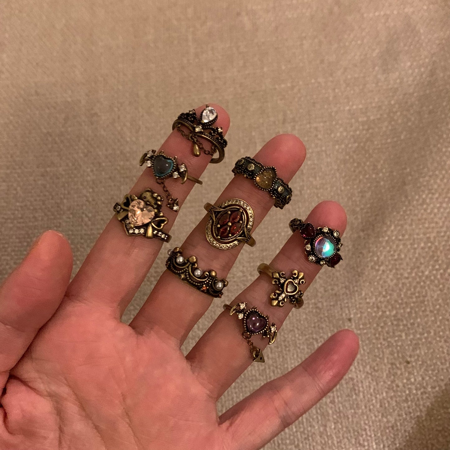 Vintage rings collection hypoallergenic jewelry| Belle Jewelry