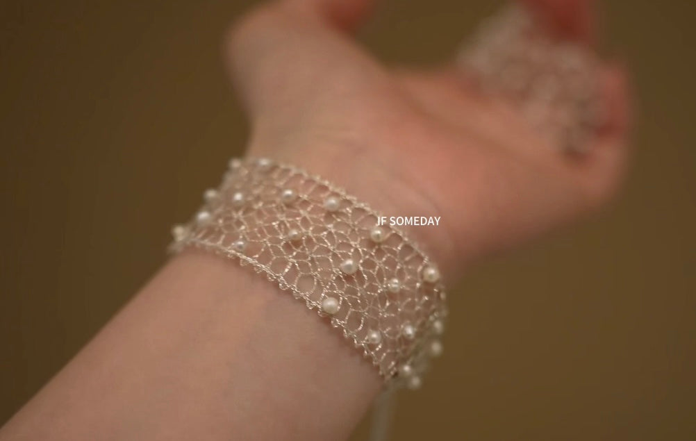 Handmade-pearl- bracelet