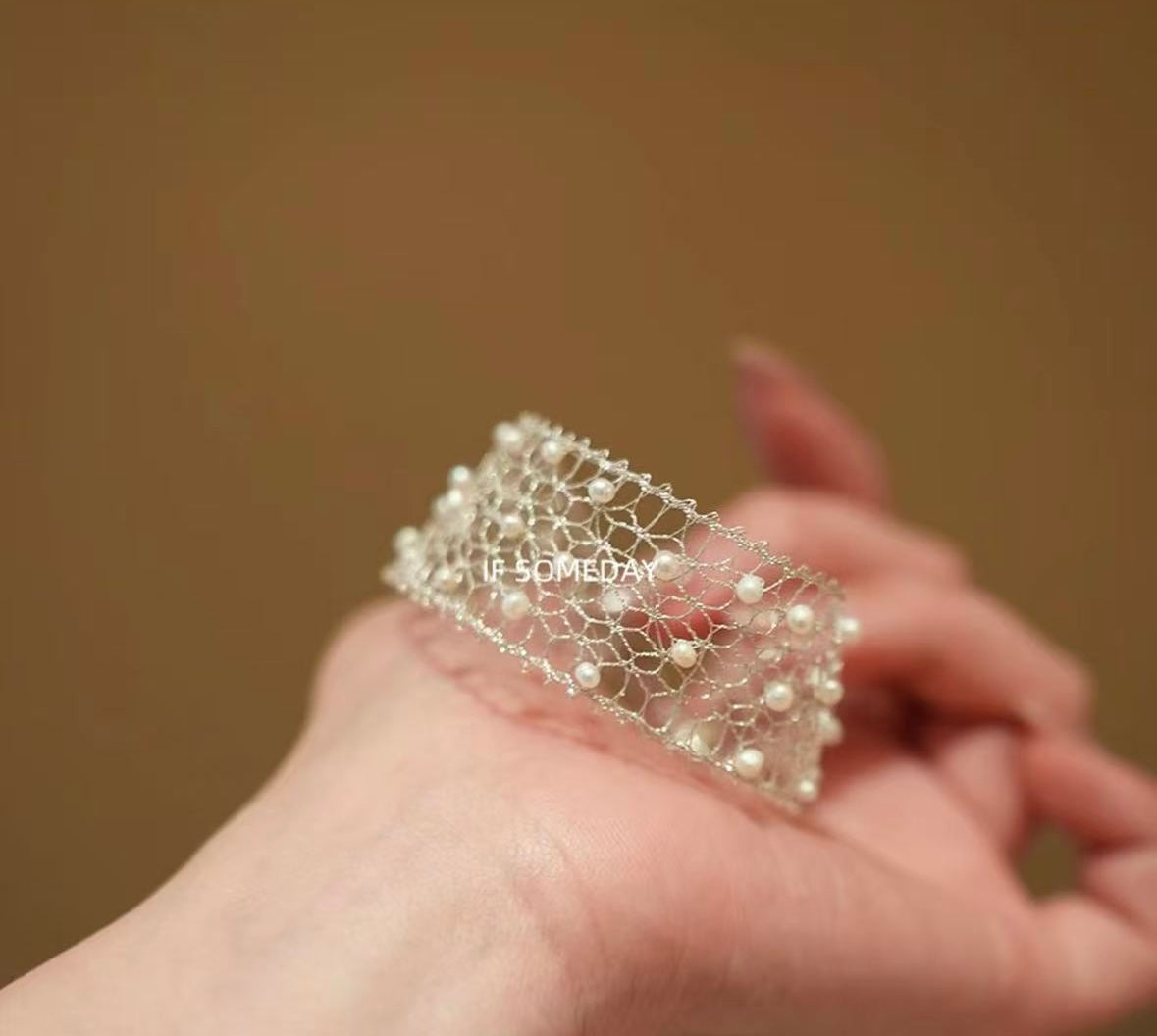 Handmade bracelet natural freshwater pearls Sewing Starry Sky Pearl Bracelet ｜Belle Jewelry