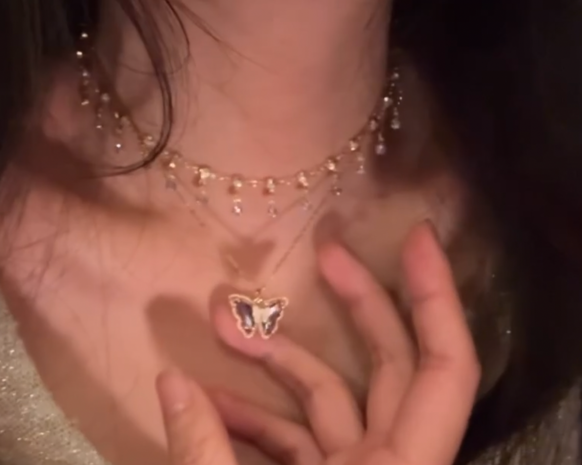 00012-2026 New style butterfly necklace original design daily