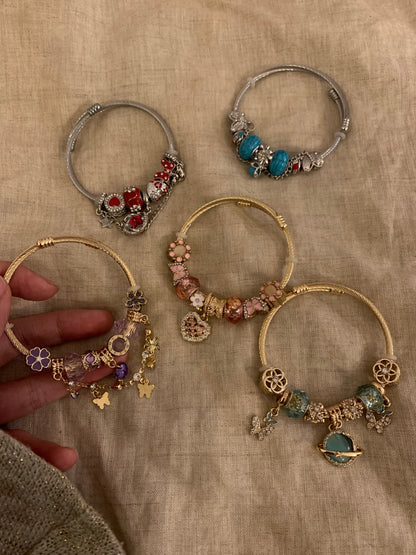Newest Pandora Style Bracelet, Adjustable Size, DIY Available hypoallergenic jewelry| Belle Jewelry