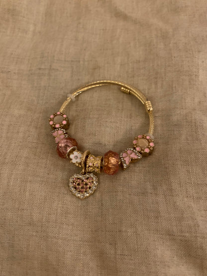 Newest Pandora Style Bracelet, Adjustable Size, DIY Available hypoallergenic jewelry| Belle Jewelry