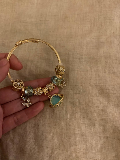 Newest Pandora Style Bracelet, Adjustable Size, DIY Available hypoallergenic jewelry| Belle Jewelry
