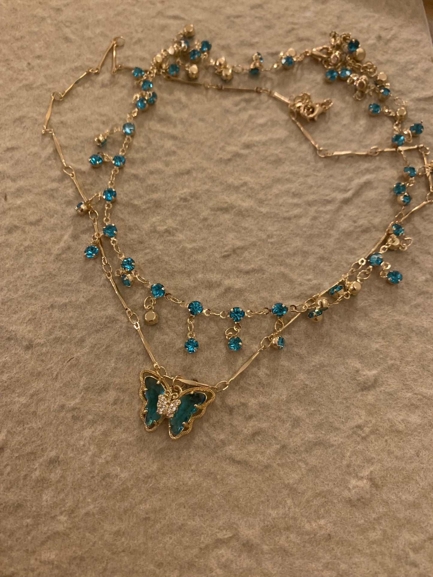 00012-2026 New style butterfly necklace original design daily