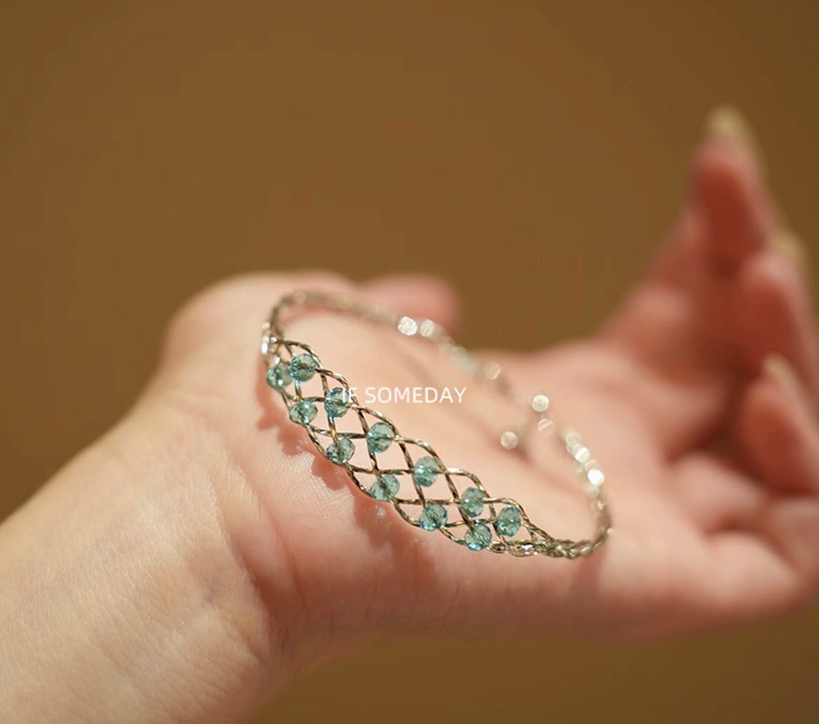 S925 sterling silver bracelet set with Austrian crystal wrist 13-16cm ｜Belle Jewelry