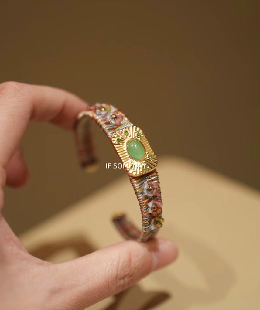 Vintage design hand-wound bracelet ｜Belle Jewelry