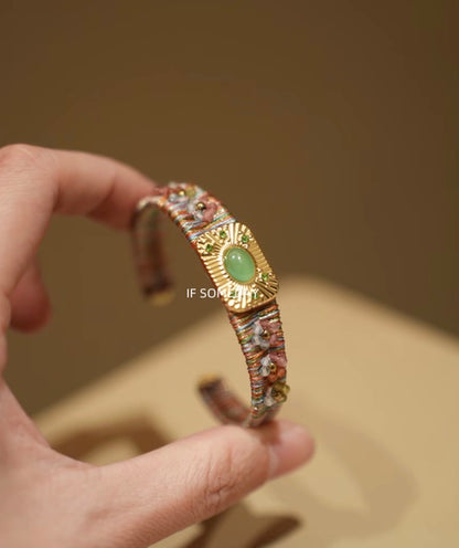 Vintage design hand-wound bracelet ｜Belle Jewelry