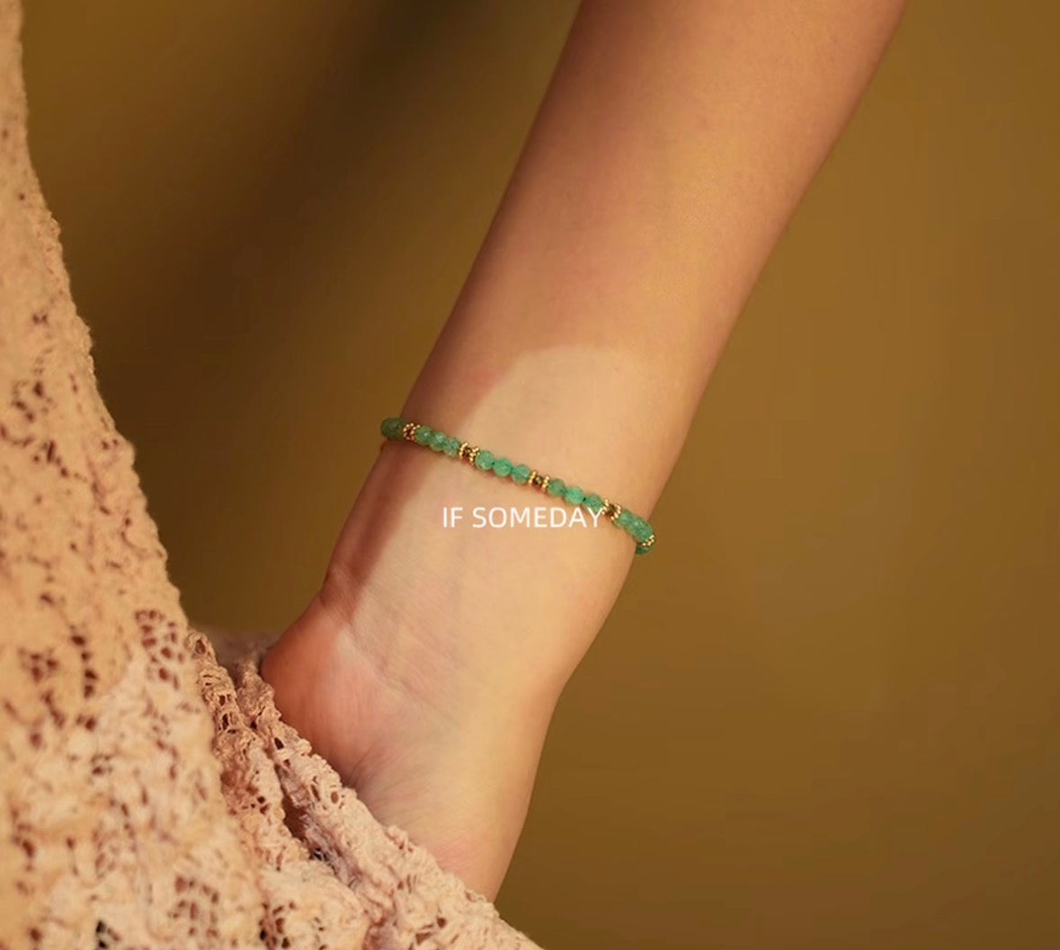 French-style handmade natural stone blue bracelets and necklaces.