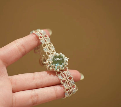 French-style niche woven handmade jewelry bracelet