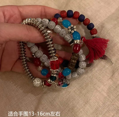 Handmade Bohemian style vintage macrame bracelets - Belle Jewelry 