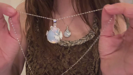Butterfly Gemstone Necklace