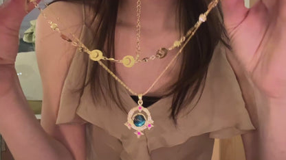 New Arrival Planet Stacking Necklace hypoallergenic jewelry| Belle Jewelry